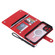 iPhone 14 Pro Max ViLi GHB Series MagSafe Magnetic Zipper Leather Phone Case - Red