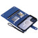 iPhone 14 Pro Max ViLi GHB Series MagSafe Magnetic Zipper Leather Phone Case - Blue