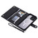 iPhone 14 Pro Max ViLi GHB Series MagSafe Magnetic Zipper Leather Phone Case - Black