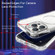 iPhone 14 Pro Magsafe Magnetic Airbag Shockproof TPU + PC Phone Case - Transparent White