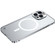 iPhone 14 Pro MagSafe Magnetic Metal Frame Frosted Phone Case - Silver