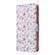 iPhone 14 Pro Bronzing Painting RFID Leather Case - Pansies