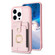 iPhone 14 Pro BF27 Metal Ring Card Bag Holder Phone Case - Pink