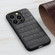 iPhone 14 Pro Crocodile Texture Genuine Leather Phone Case  - Black