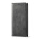 iPhone 14 Pro LC.IMEEKE LC-001 Color Matching Frosted Leather Phone Case - Black