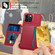 iPhone 14 Pro Magnetic Wallet Card Bag Leather Phone Case - Red