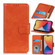 iPhone 14 Pro Nappa Texture Leather Case - Orange