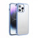 iPhone 14 Pro SULADA Metal Frame + Nano Glass + TPU Phone Case - Sierra Blue