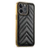 iPhone 14 Pro Suteni Plating Leather Soft TPU Phone Case - Black