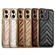 iPhone 14 Pro Suteni Plating Leather Soft TPU Phone Case - Black