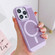 iPhone 14 Pro Grid Cooling MagSafe Magnetic Phone Case - Lilac