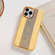 iPhone 14 Pro Electroplating Diamond Protective Phone Case - Yellow