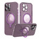 iPhone 14 Pro MagSafe Magnetic Multifunctional Holder Phone Case - Purple
