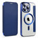 iPhone 14 Pro MagSafe Magnetic RFID Anti-theft Leather Phone Case - Royal Blue