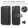 iPhone 14 Pro Strong Magnetic Detachable Leather Case - Black