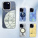 iPhone 14 Pro Navigation Series Matte Texture TPU + PC Phone Case - Transparent