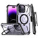 iPhone 14 Pro Armor Series MagSafe Magnetic Holder Phone Case with Back Clip - Purple
