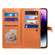 iPhone 14 Pro ESEBLE Star Series Lanyard Zipper Wallet RFID Leather Case - Brown