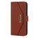 iPhone 14 Pro Cross Texture Lanyard Leather Phone Case - Brown