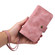 iPhone 14 Pro Multifunctional Card Slot Zipper Wallet Flip Leather Phone Case - Rose Gold