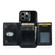 iPhone 14 Pro DG.MING M3 Series Glitter Powder Card Bag Leather Case - Black