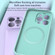 iPhone 14 Pro MagSafe Liquid Silicone Lens Holder Phone Case - Dark Purple