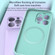 iPhone 14 Pro MagSafe Liquid Silicone Lens Holder Phone Case - Green