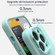 iPhone 14 Pro MagSafe Liquid Silicone Lens Holder Phone Case - Blue