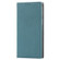 iPhone 14 Pro Litchi Texture Genuine Leather Phone Case - Sky Blue