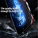 iPhone 14 Pro Sharp Edge Magnetic Shockproof Metal Frame Phone Case - Black Red