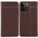 iPhone 14 Pro GEBEI Top-grain Horizontal Flip Leather Phone Case - Brown