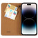 iPhone 14 Pro GEBEI Top-grain Horizontal Flip Leather Phone Case - Brown