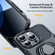 iPhone 14 Pro JOYROOM PC + TPU Dual-layer Shockproof Phone Case with Rotating Holder - Black