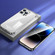 iPhone 14 Pro Colorful Stainless Steel Phone Case - Silver