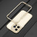 iPhone 14 Pro Aurora Series Lens Protector + Metal Frame Phone Case - Gold