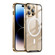 iPhone 14 Pro MagSafe Frosted Metal Phone Case - Gold
