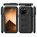 iPhone 14 Pro Shockproof Waterproof Dustproof Metal + Silicone Phone Case - Black