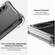 iPhone 14 imak Shockproof Airbag TPU Phone Case - Transparent Black