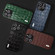 iPhone 14 ABEEL Crocodile Texture Genuine Leather Phone Case - Black