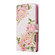 iPhone 14 Bronzing Painting RFID Leather Case  - Rose Flower