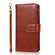 iPhone 14 Multifunctional 9 Card Slots Leather Case  - Brown