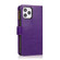 iPhone 14 Multifunctional 9 Card Slots Leather Case  - Purple