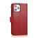 iPhone 14 Multifunctional 9 Card Slots Leather Case  - Red