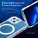 iPhone 14 Cat-eye TPU Acrylic Magsafe Phone Case  - Blue