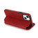 iPhone 14 Strong Magnetic Closure PU + TPU Leather Phone Case - Red