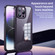 iPhone 14 SULADA Metal Frame + Nano Glass + TPU Phone Case - Sierra Blue