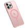 iPhone 14 Colorful Series TPU+PC Magsafe Magnetic Phone Case - Pink