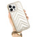 iPhone 14 Suteni Plating Leather Soft TPU Phone Case - White