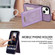 iPhone 14 N.BEKUS Vertical Flip Card Slot RFID Phone Case  - Purple