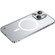 iPhone 14 Metal Frame Frosted PC Shockproof MagSafe Case  - Silver